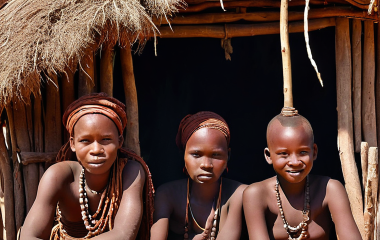 나미비아에서의 독특한 경험 - **Prompt for Etosha Waterhole Wildlife:**
    "A serene and majestic scene at an Etosha National Par...